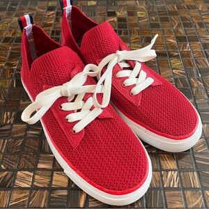 TOMMY HILFIGER Red Mesh Sneakers